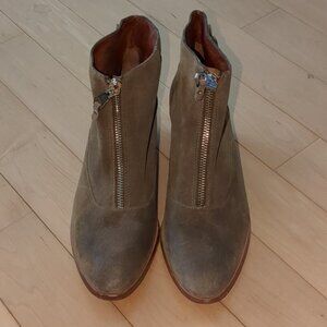 Rebecca Minkoff Soft Suede Leather Ankle Bootie Size 7.5